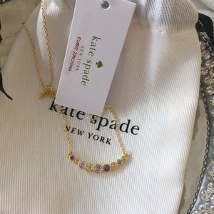 kate spade Jewelry - kate spade full circle multi color necklace nwt kate spade Jewelry - kate spade full circle multi color necklace nwt